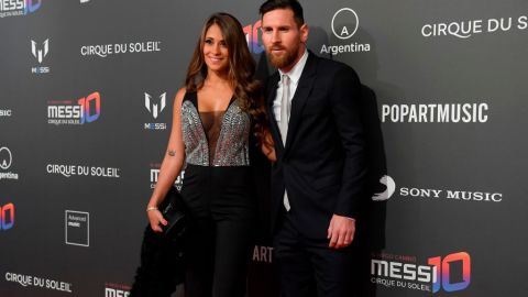 Antonella Roccuzzo y Lionel Messi asistieron al bautizo de los hijos de Cesc Fábregas