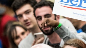 Bernie Sanders en su visita a Carolina del Sur a principios de marzo. (Photo by Sean Rayford/Getty Images)