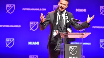 David Beckham dueño de la franquicia del Inter de Miami para la MLS.
