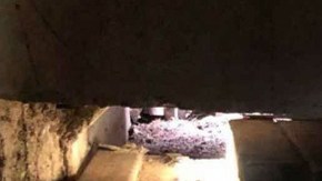 El túnel fue hallado durante un patrullaje en México.