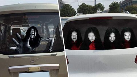 Pegatinas para la parte trasera del auto.