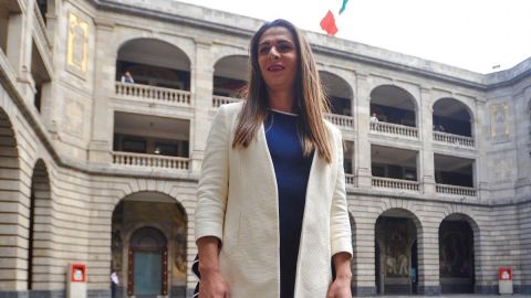 Ana Gabriela Guevara, durante su nombramiento como directora general de la CONADE.