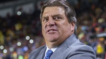 Miguel Herrera, director técnico de las Águilas del América