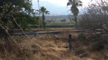 La policía acordonó la zona del accidente.