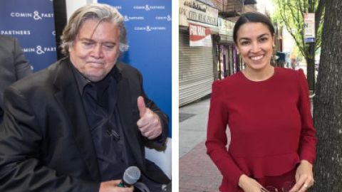 Bannon se refirió a Ocasio-Cortez como una "política ciudadana".