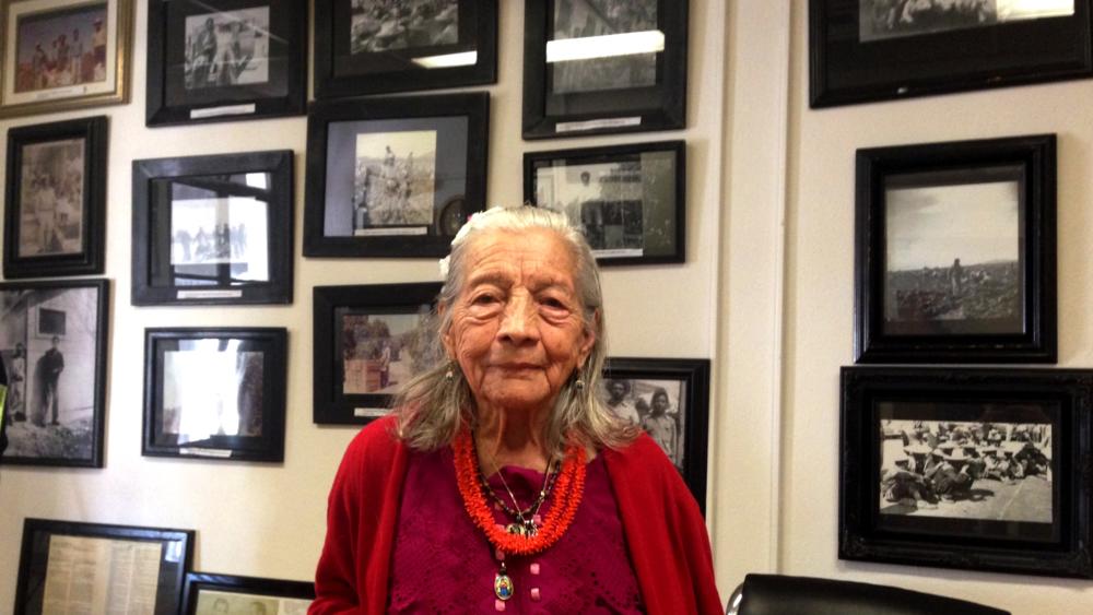 Elisa Esqueda Zamarripa, de 93 años de edad. / Jorge Morales Almada
