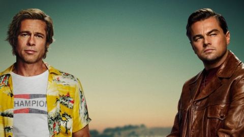 En ese avance se puede ver por primera vez a la explosiva pareja formada por Leonardo DiCaprio y Brad Pitt. (Twitter de DiCaprio)