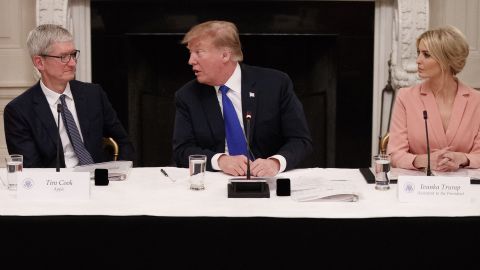 El momento chusco ocurrió en la Casa Blanca.