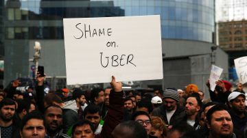 Protestas contra las condiciones laborales de los conductores de Uber se han presentado en los últimos años en diversas ciudades del país.