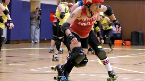 La jugadora Jackie Amaya es conocida en el equipo como ‘Buenas Tardis’./ foto: Aurelia Ventura