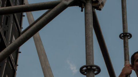 Guaidió saluda a simpatizantes en Caracas en marzo 2019