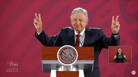 El mandatario bromeó diciendo ahora tendrá que ir al médico, aunque sólo le ha dado una gripa.
