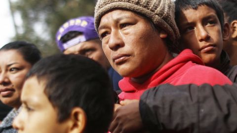 Llegan migrantes de Asi y Africa a México.
