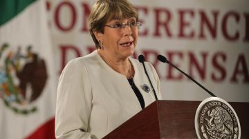 Michelle Bachelet, Alta comisionada de las Naciones Unidas para los Derechos Humanos.