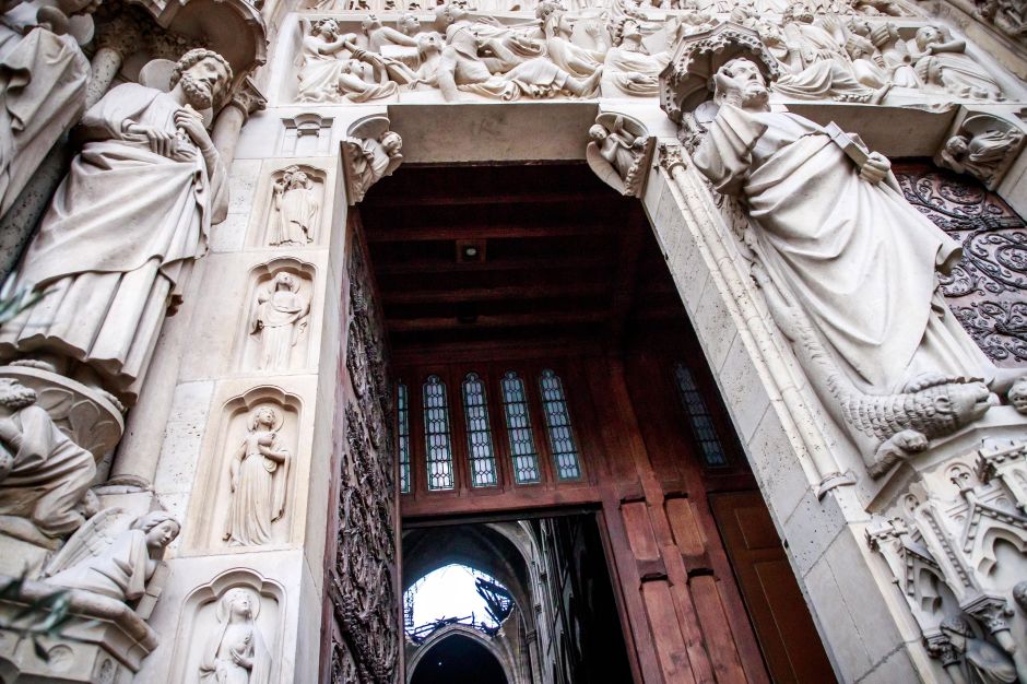 Techo de la catedral desde el exterior.