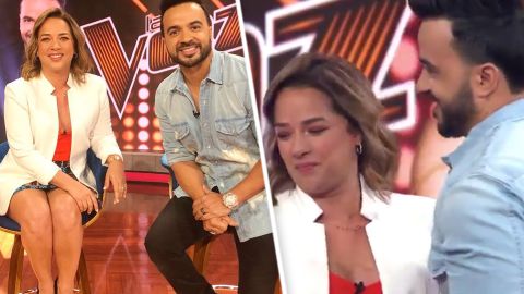 Adamari López y Luis Fonsi juntos en "Un nuevo día"