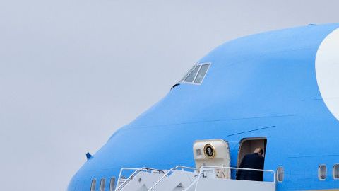 El presidente llegará al aeropuerto de Los Ángeles LAX esta tarde en el avión presidencial Air Force One.