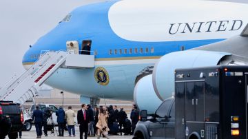 El presidente llegará al aeropuerto de Los Ángeles LAX esta tarde en el avión presidencial Air Force One.