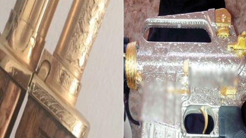 Armas de oro del CJNG