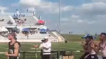 Matthew Boling paró el cronómetro en 9.98 segundos.