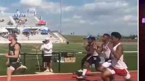 Matthew Boling paró el cronómetro en 9.98 segundos.