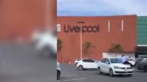 Otros conductores fueron los que captaron el momento.