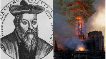 El profeta aseguró que un símbolo de la cristiandad en Francia "ardería en fuego".