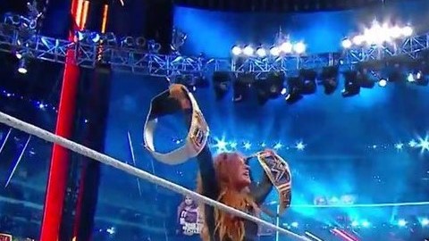 Becky Lynch, la gran ganadora de Wrestlemania 35.