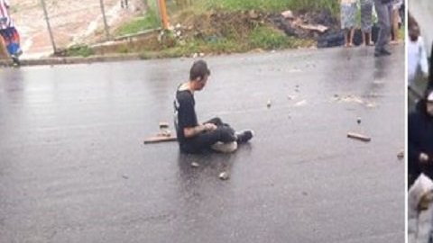 Aficionados de Sao Paulo y Corinthians se trenzaron a golpes en las calles de Sao Paulo.