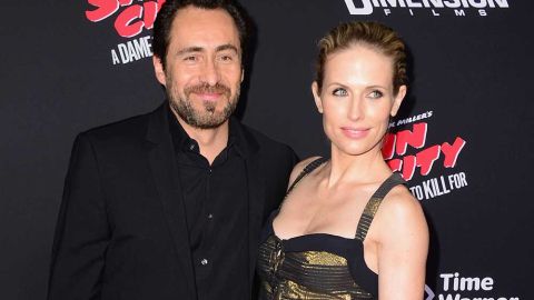 Demián Bichir y Stefanie Sherk