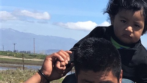 La familia Tello no sabía que la playa Ormond estaba cerca.