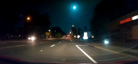 La luminosa bola de fuego de color verde se vio en el norte de Florida.