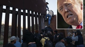 El presidente Trump acusa que hay una crisis en la frontera.