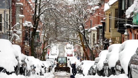 Las tormentas han traído nevadas en abril al centro de EEUU.