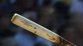 El pelotero de origen dominicano Manny Machado pega su primer cuadrangular con los San Diego Padres en contra de Arizona.