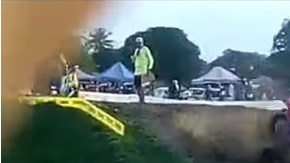 Edjarde Hipólito falleció al momento de caer de su moto de forma estrepitosa