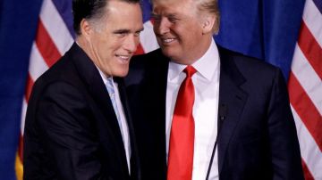 En algún momento se consideró a Romney como Secretario de Estado de Trump.