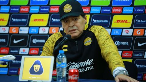 Diego Armando Maradona explotó contra el arbitraje tras el empate 1-1 de Dorados ante Venados