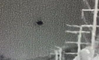 Foto de un dron usado por coyotes para pasar a inmigrantes en la frontera.