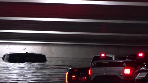 Autoridades informaron que cayeron 3.57 pulgadas de lluvia en la madrugada.