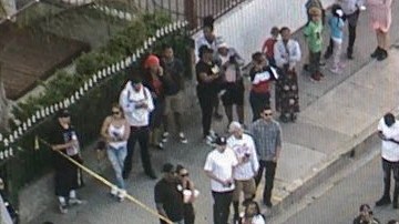 Imagen publicada después del tiroteo que dejó sin vida al cantante de Rap Nipsey Hussle.