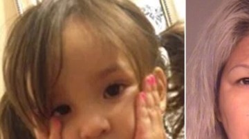 Kimberly López, de 3 años, y su abuela Maria De Jesús López, de 45 años.