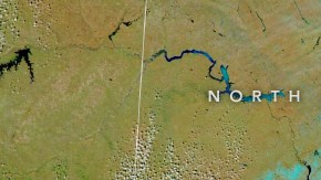 Dakota del Sur cubierta por la nieve el 13 de abril de 2019 durante el ciclón bomba.