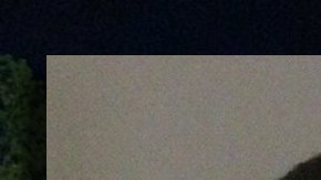 Combo de fotos de Isaiah Joel Peoples en el sitio del accidente.