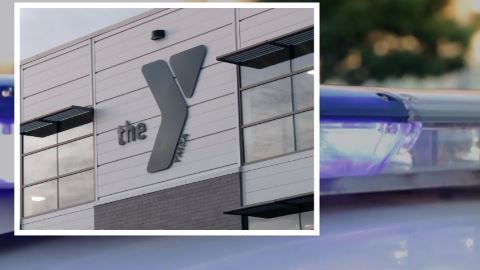 Hijo atropella a su padre en el estacionamiento de un YMCA.