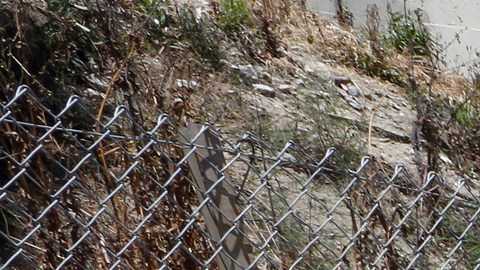 Indigentes que viven en casas rodantes en North Hollywood.
