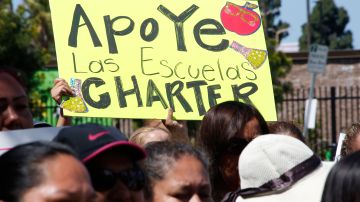 Foto de archivo de apoyo a las escuelas chárter. (Aurelia Ventura/La Opinion)