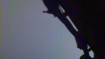 Insight captó la aurora de Marte el 24 de abril de 2019.