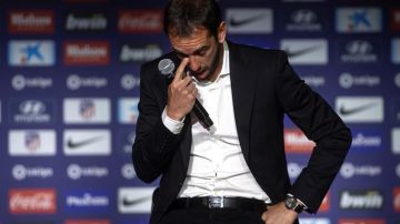 Diego Godín no pudo evitar las lágrimas tras anunciar que deja al Atlético de Madrid