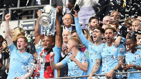 Manchester City se proclamó campeón de la FA Cup tras golear 6-0 a Watford en la final